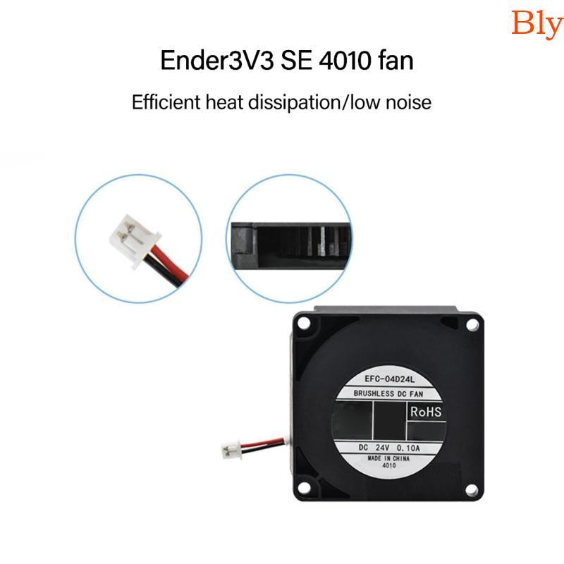 Ventilador Bly Eficiência 4010 Impressora Ender 3 Melhora o Resfriamento