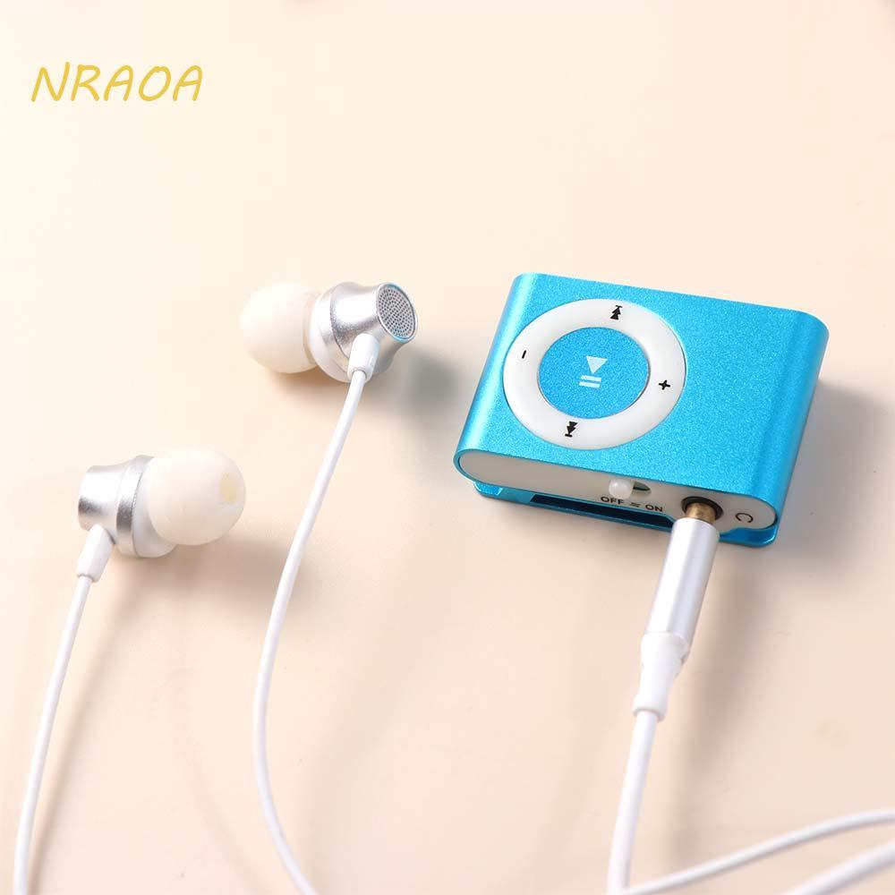 NRAOA MP3 Player Metal Mini Media Moda Portátil Walkman Music