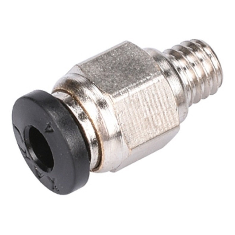 1 Conector Pneumático PC4 M6 Para PTFE 4mm Impressora 3D Bowden CR10 Ender PC4-M6 Hotend Extrusora