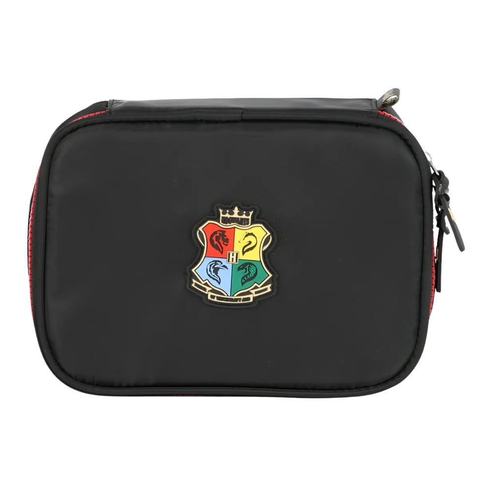 Estojo Harry Potter Hogwarts Oficial Preta com Zíper – Porta Objetos Geek em Oferta na Shopee