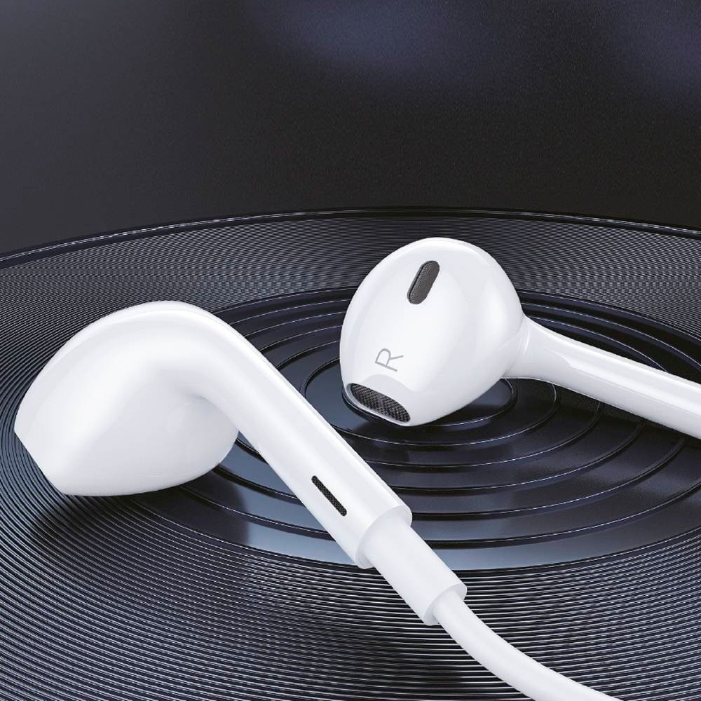 HREBOS Fone de Ouvido Easy Connect 1Metro Cabo Fone de Ouvido Apple Lightning Connector FN-200I