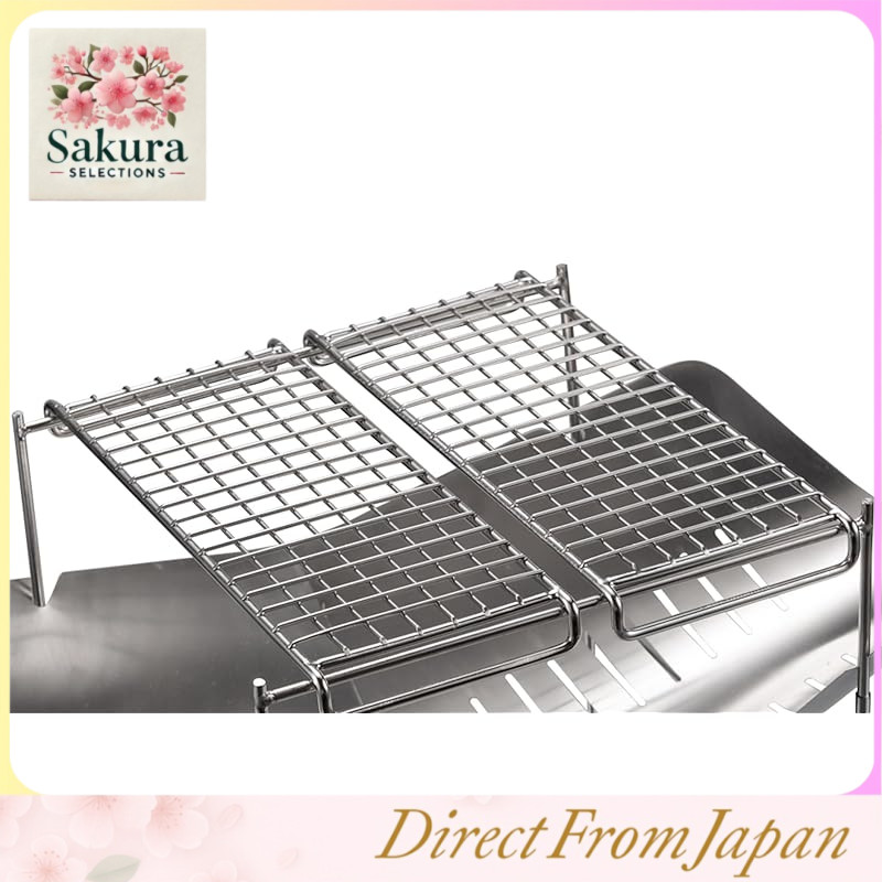 Portable Stainless Steel Campfire Cooking Grate for Grills and Open Fires
