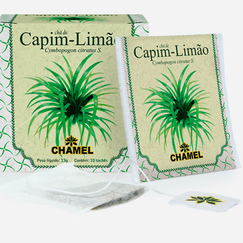 Sache Chá Capim Limao 13g - CHAMEL em Oferta na Shopee