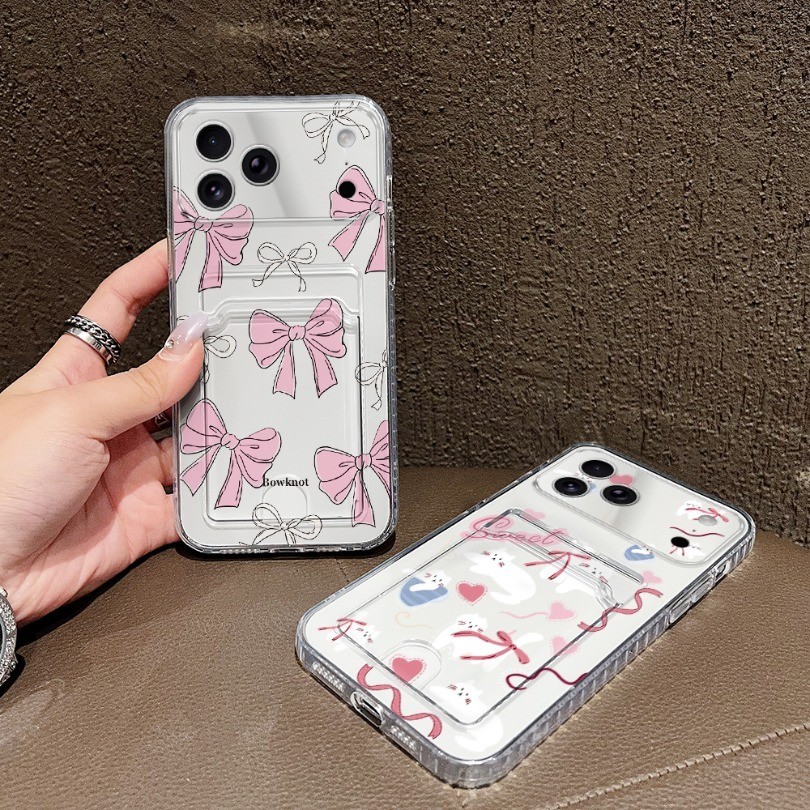 Capa De Silicone Com Slot Para Cartão Transparente Samsung A07 A32 A33 A34 A35 A36 A50 A50S A30S A51 A52 A52S A53 A54 A5