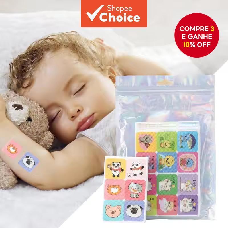 240/120 Adesivos Repelentes De Insetos Dos Pces , Remendos De Mosquito Não Tóxicos Com Desenhos Bonitos Animados , Essen