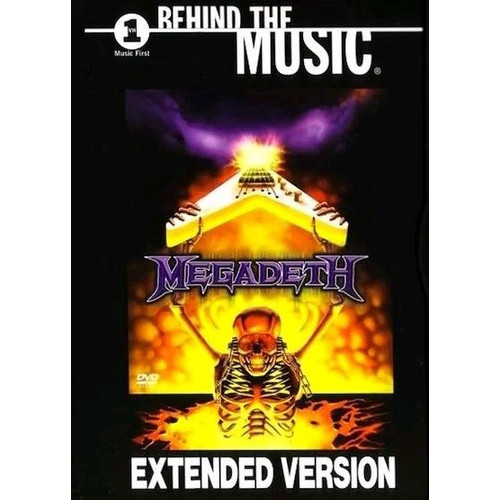 Dvd Heavy Metal Megadeth Behind The Music Edição Limitada