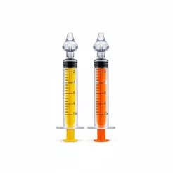 Kit 2 Seringas c/Ponteira Lavagem Nasal Bebê e Adulto Lillo
