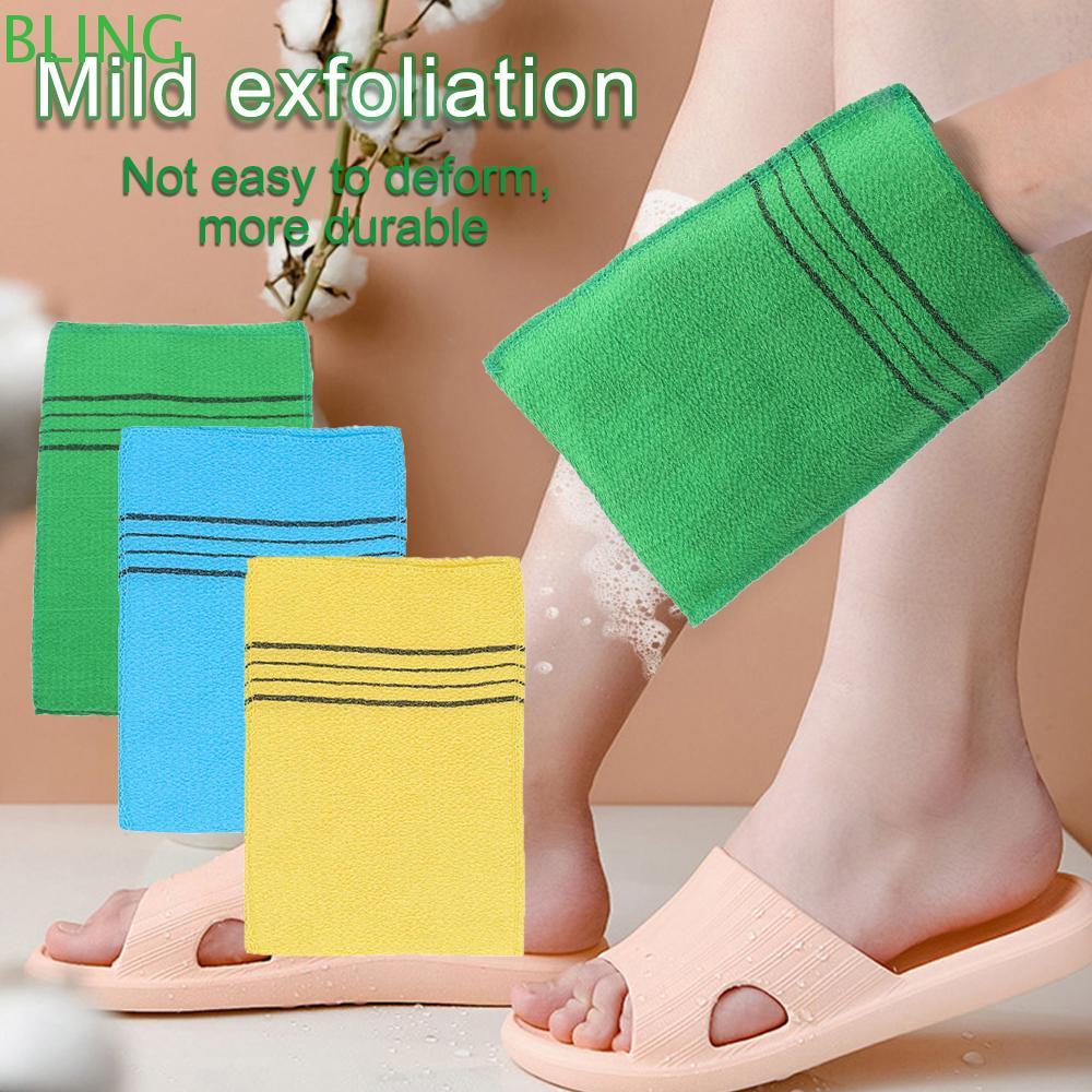 BLING 1/3/5/10 Pçs Esfoliante Toalha De Banho Esfregar O Corpo Durável Portátil Extremo Conforto Limpador Purificador Do