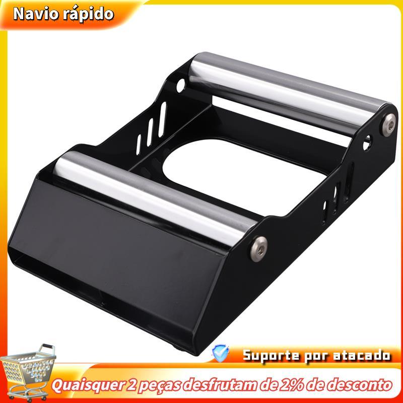 Rolo Limpo De Corrente De Motocicleta Universal Suporte De Limpeza De Pneus Lavagem Portátil Rampa Elevador Preto