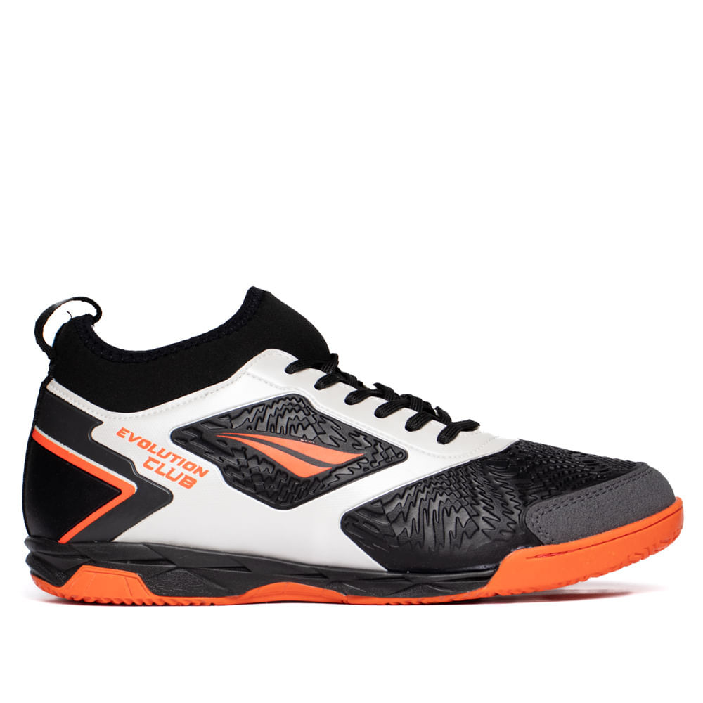 Chuteira Masculina Penalty Futsal Locker Y-1 Preto/Vermelho
