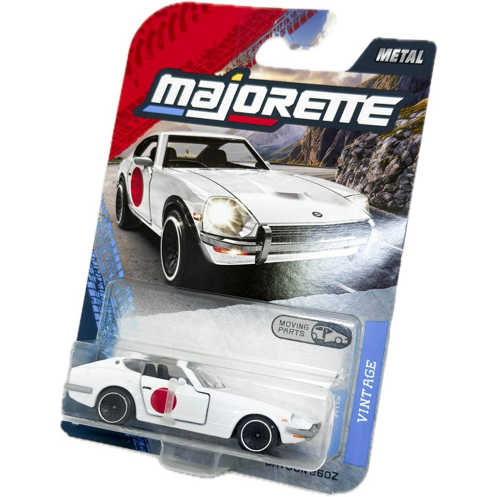 Miniatura - 1:64 - Datsun 260z - Vintage - Majorette 8502000001