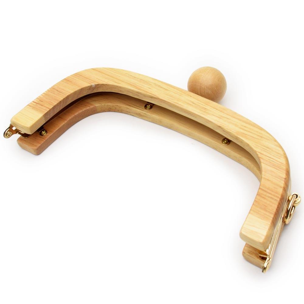 Fecho da Vovó Madeira e Metal BSTM21 Natural 21cm - Botelho