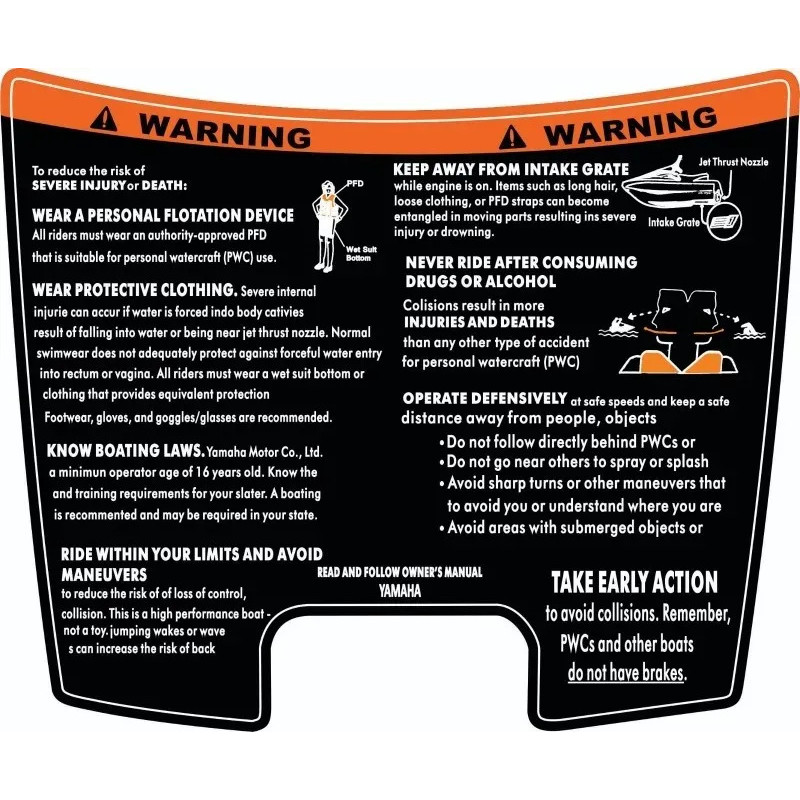 Adesivo Porta Documentos Jet Ski Yamaha Fzr/fzs 09/16