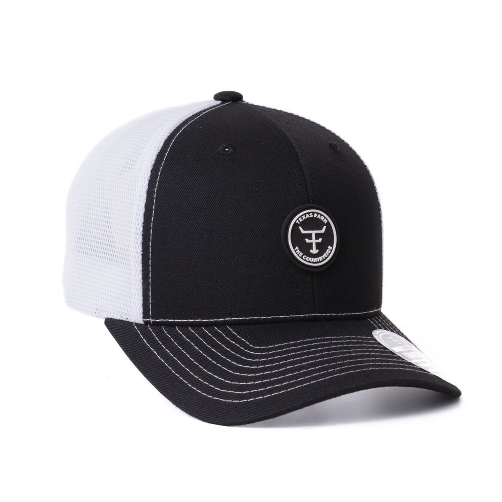 Bone Texas Farm - Premium Essential - Tf1067 - Preto/ Branco ÚNICO