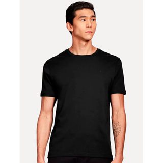Camiseta Aramis Masculina Basic Lisa Mono Liquid Cotton Preta em Oferta na Shopee