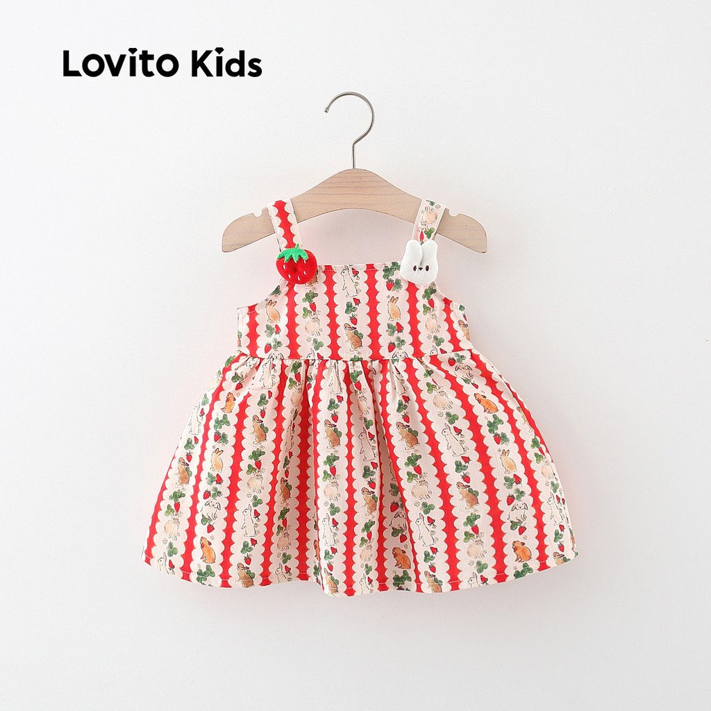 Lovito Kids Vestido Fofo de Primavera/verão para Menina LNL128147