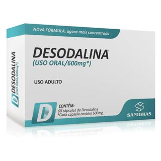 Desodalina 600mg 60 capsulas - Sanibras em Oferta na Shopee