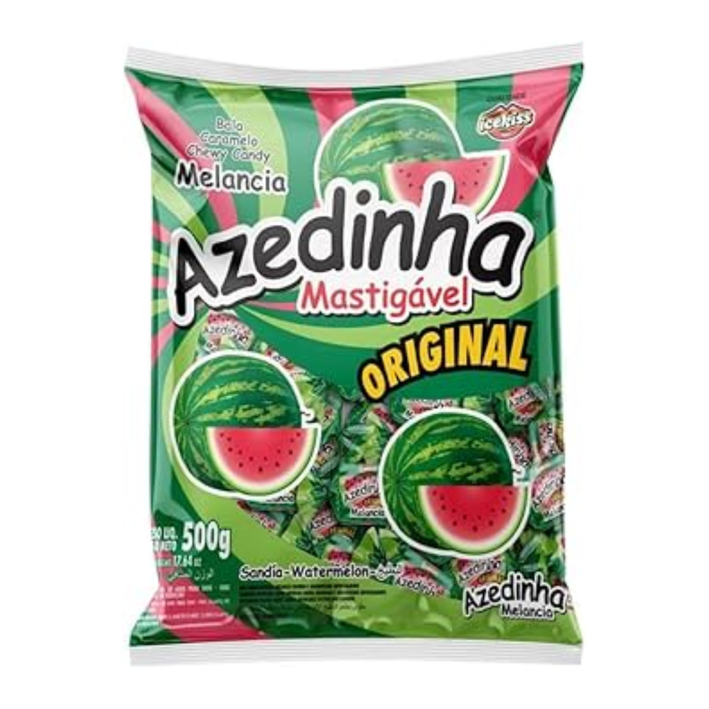 Bala Azedinha Melancia 500g | Pacote | Doce com Toque Azedinho