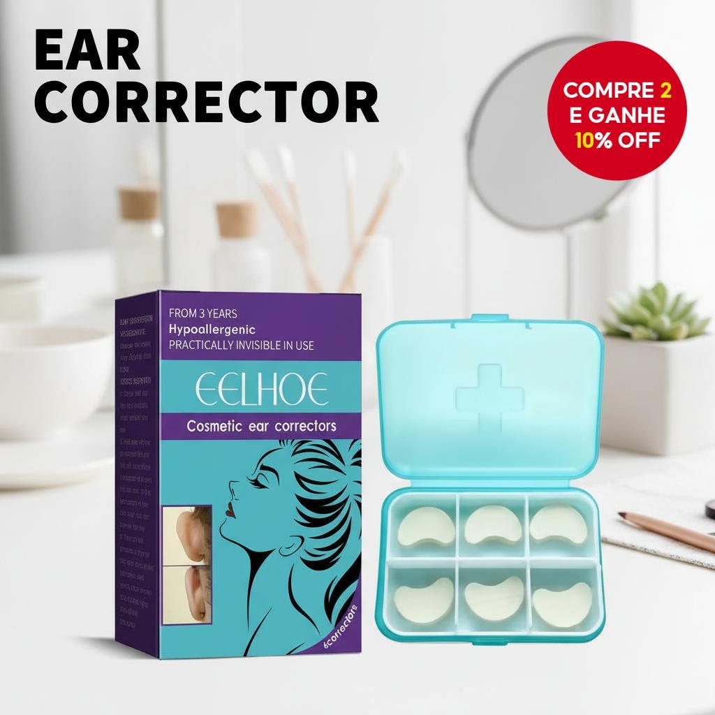 Corretores de Orelha de Valgus, Adesivos Invisíveis de Silicone, Solução Ortopédica para Orelhas Grandes, Modelagem de em Oferta na Shopee