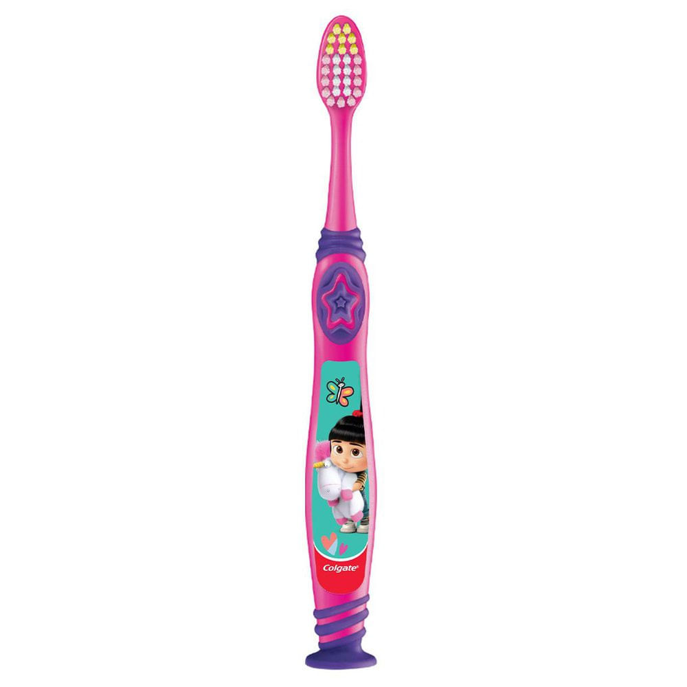 Detalhes do Escova Dental Infantil Colgate Smiles Agnes e Fluffy 6+ Anos 2 Unidades