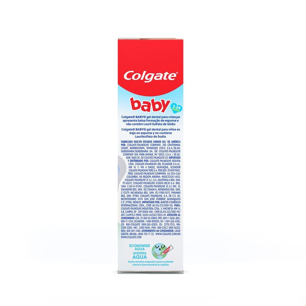 Detalhes do Creme Dental Colgate Baby Primeiros Dentinhos sem Flúor 50g