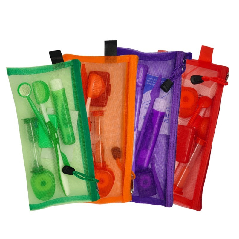 8 Pçs/Set Dental Ortodôntico Oral Care Kit Escova De Dentes Fio Espelho Conjunto De Ferramentas De Limpeza Interdental
