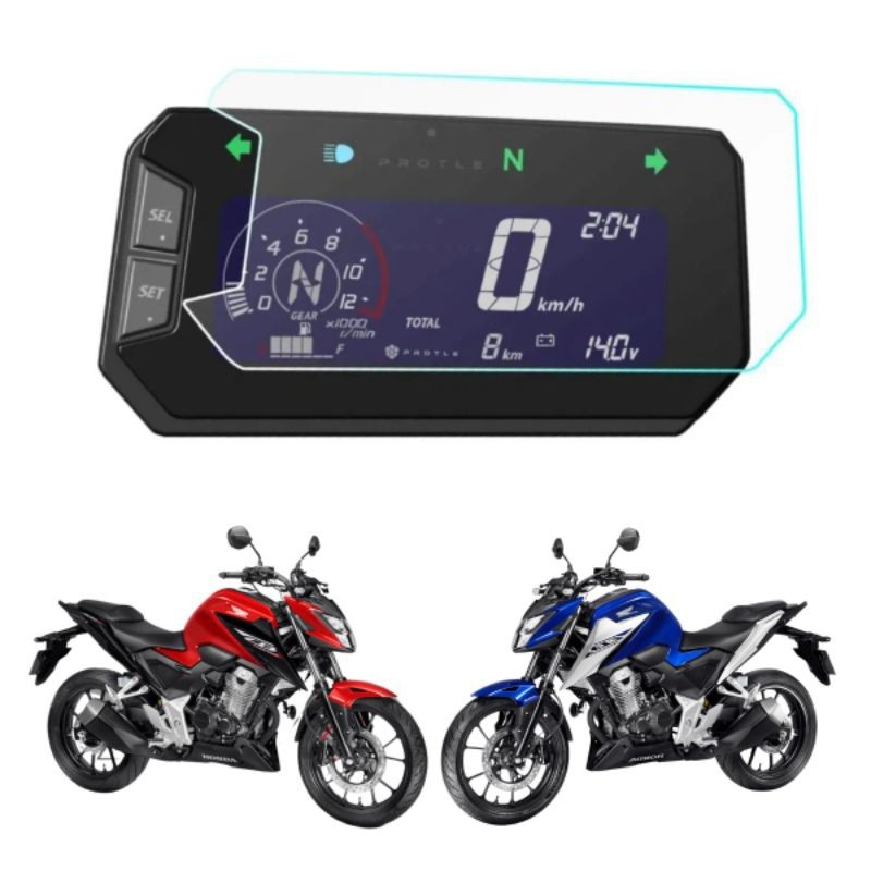 Película de Proteção Hidrogel/Nanogel Painel Honda CB300 Twister CB300 CB300f 2023 2024 2025 2026 - ALTA TRANSPARÊNCIA em Oferta na Shopee