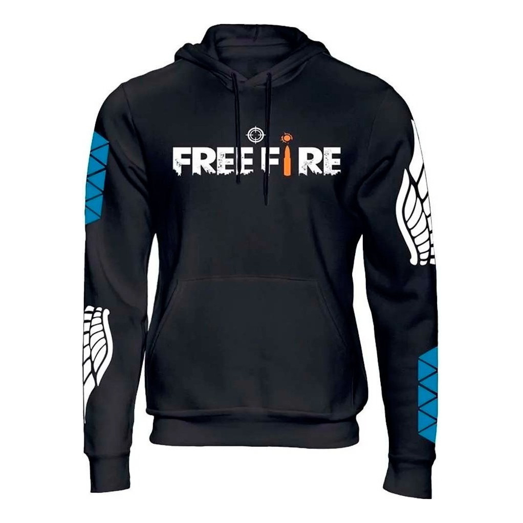 Moletom Blusa Infantil Free Fire Angelical GameBlusa Frio Masculino Feminino Unisex Blusa De Frio Menino Menina Juvenil