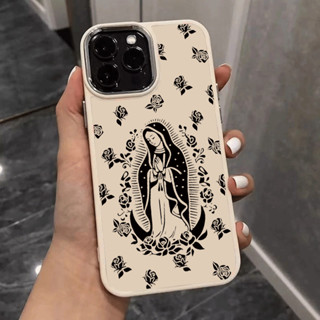 Capinha Capa de Anti queda Moldura de metal para Nossa Senhora IPHONE XR XS MAX 11 12 13 14 15 16 17 PRO MAX 16 PLUS em Oferta na Shopee
