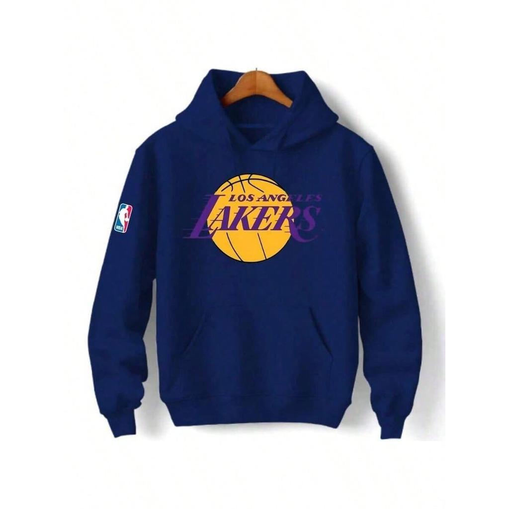 Moletom Canguru  Blusa de Frio Time Basquete Lakers de Inverno