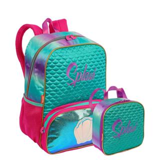 Kit Mochila Grande e Lancheira Pequena Sestini X Mermaid 2 - Colorido em Oferta na Shopee