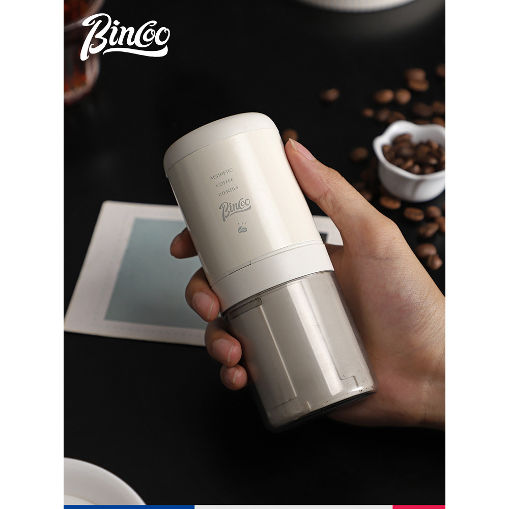 Bincoo moedor elétrico doméstico automático pequeno portátil núcleo de aço moedor de grãos de café italiano mão Brew