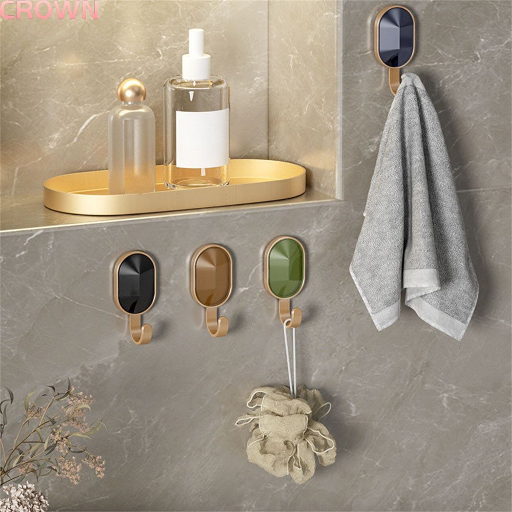 Gancho leve e luxuoso, gancho adesivo pequeno e requintado, sem marcas, gancho sem furos, material ecológico, 