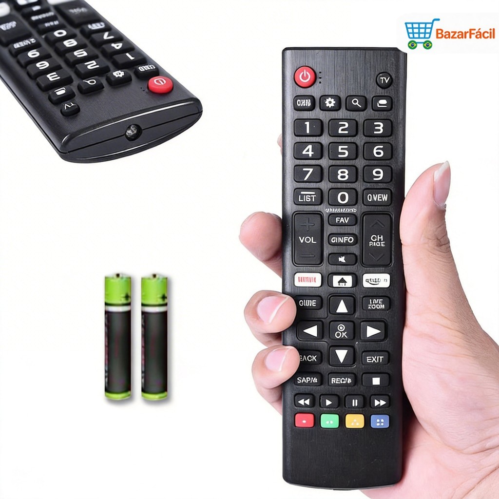 Controle Remoto para TV LG LED LCD 4K de 24, 32, 40, 43, 50, 55, 65 Polegadas Smart