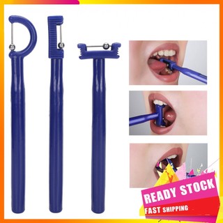 Gfgfgfgfgg 3pcs Ferramenta De Exercício Ponta Língua Lateralização Elevação Muscular Oral Conjunto Treinamento
