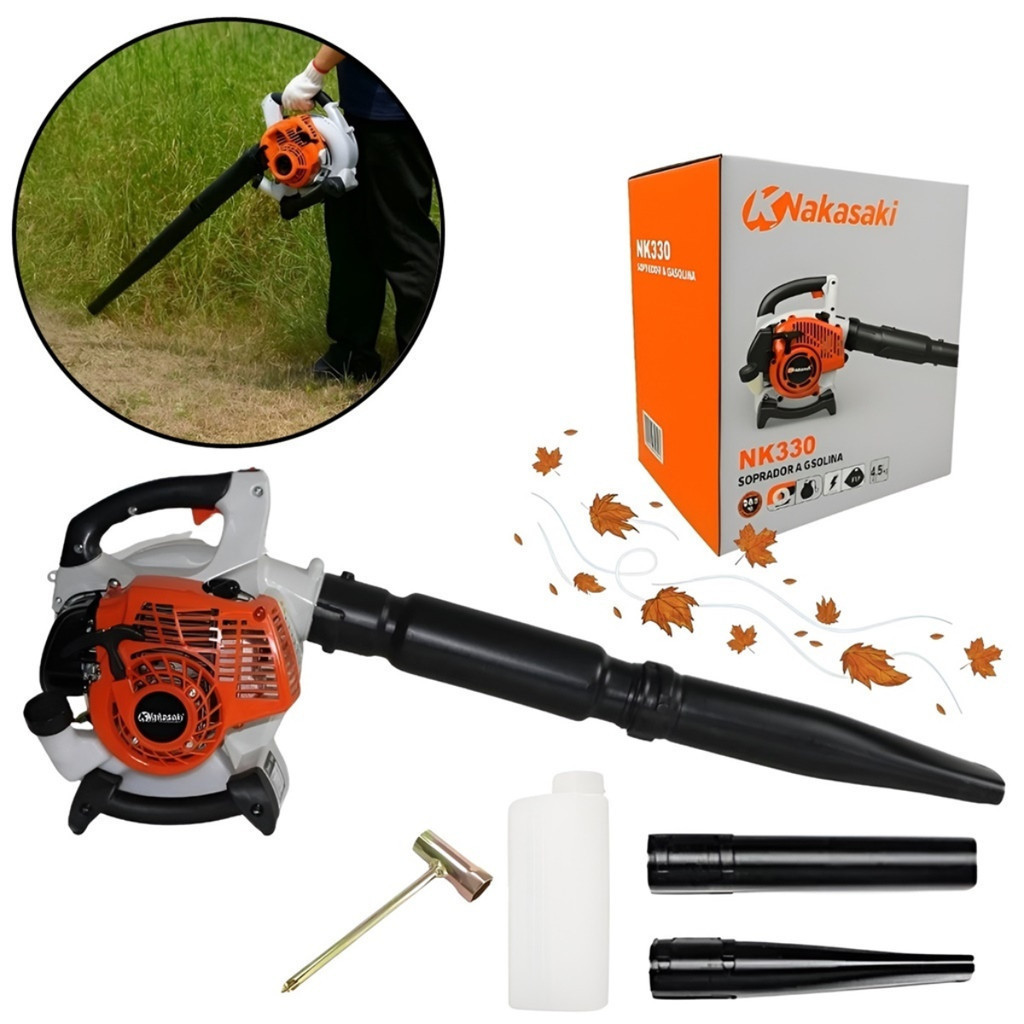 SOPRADOR DE FOLHAS A GASOLINA 2 TEMPOS 52CC – VELOCIDADE 280 KM/H, 470M³/MIN em Oferta na Shopee