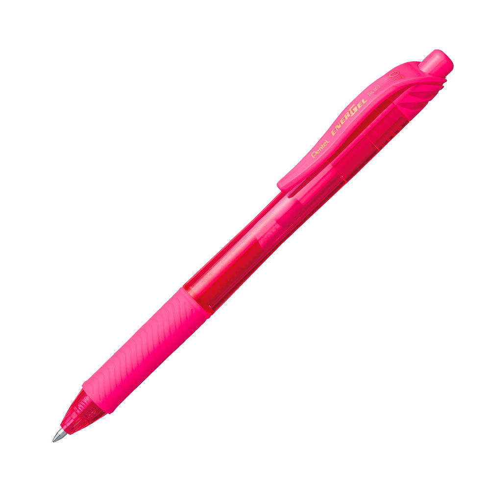 Caneta gel 0.7mm Energel-X Rosa Pentel em Oferta na Shopee