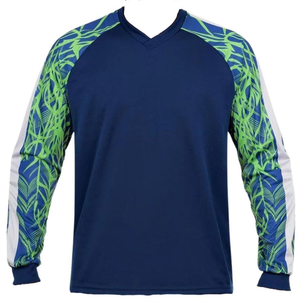 Camisa Goleiro Napoli Com Espuma No Cotovelo Adulto kanga
