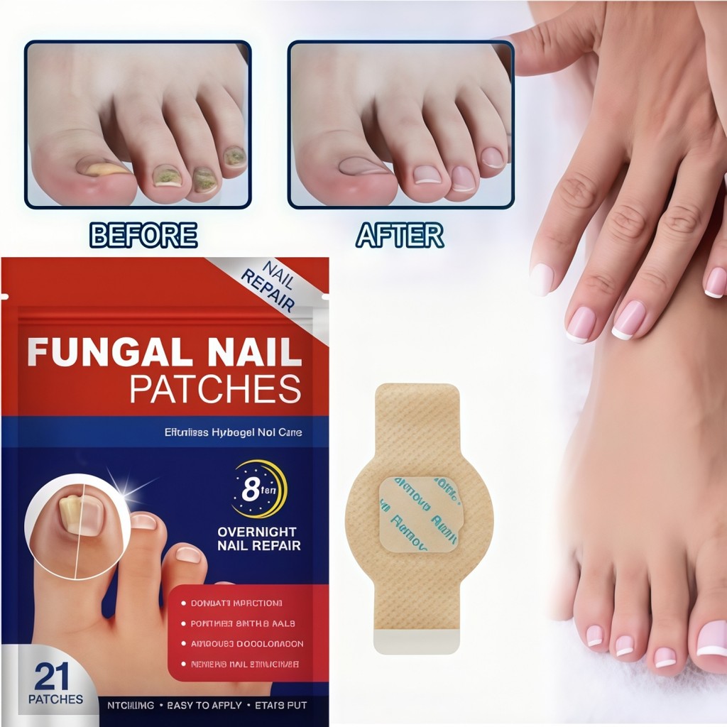 Unhas fracas e amareladas – Placa adesiva para fortalecer, proteger e manter unhas saudáveis, bonitas e protegidas