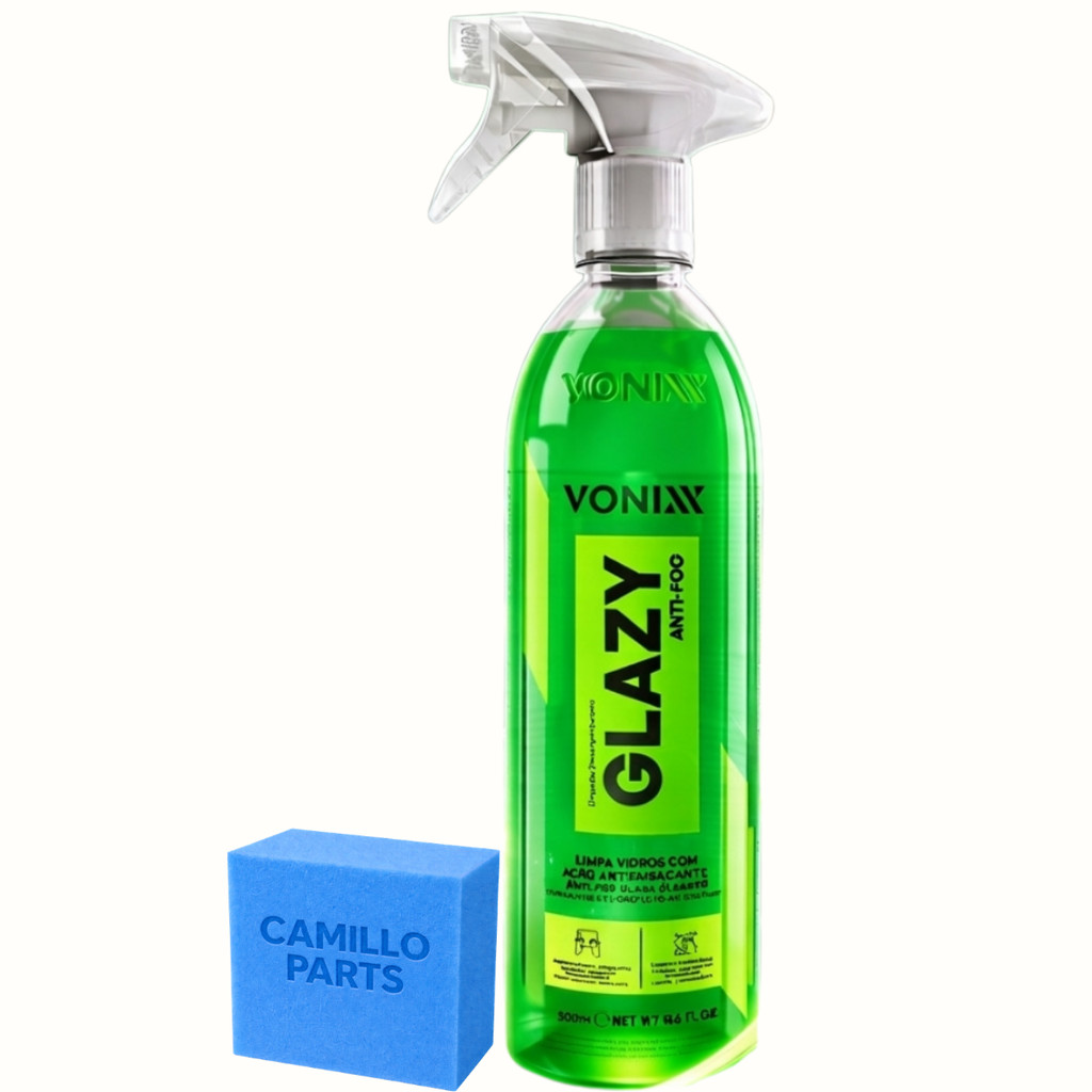 Antiembaçante Spray 500ml Glazy Anti Fog Vonixx Para Vidros Espelhos Viseiras
