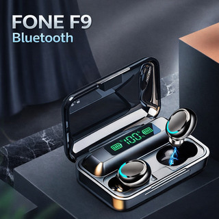 Fone F9-5 Bluetooth V5.3 Carregador de Celular Prova Dágua E Powerbank