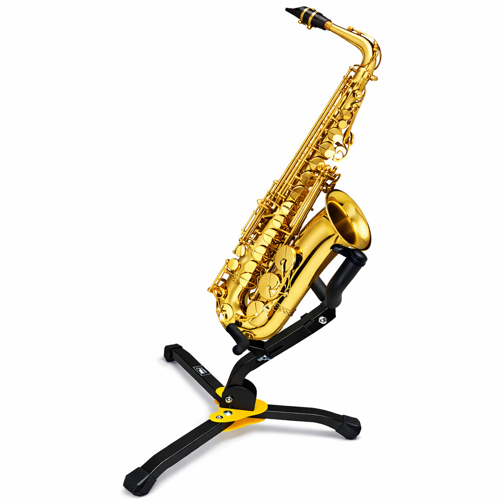 Suporte Alumínio Sax Alto com Presilha Segura