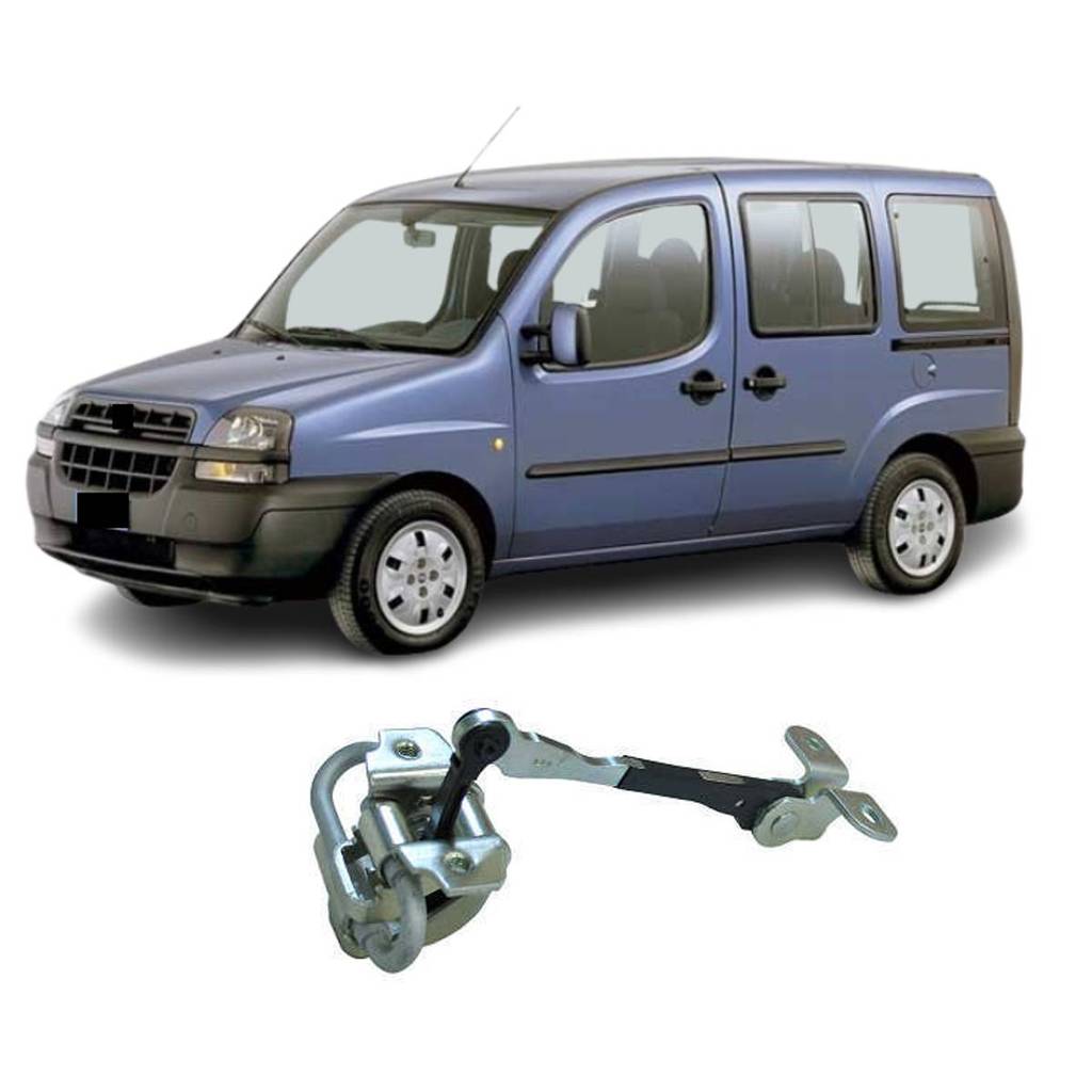 Limitador da Porta Traseira Bau - Dir./ Esq. -  Doblo Apos 2002 - Doblo Cargo Apos 2002