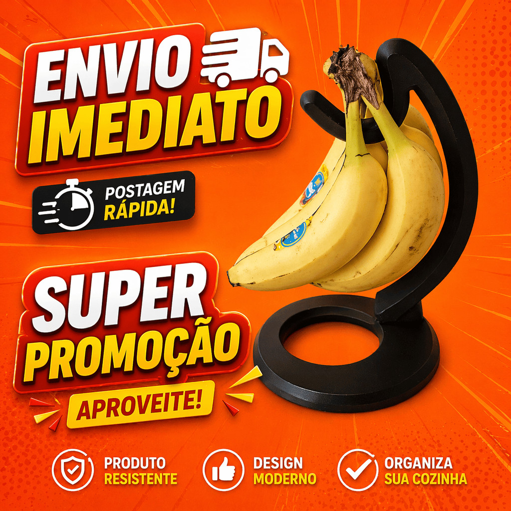 Suporte para Banana Premium | Porta Banana Resistente