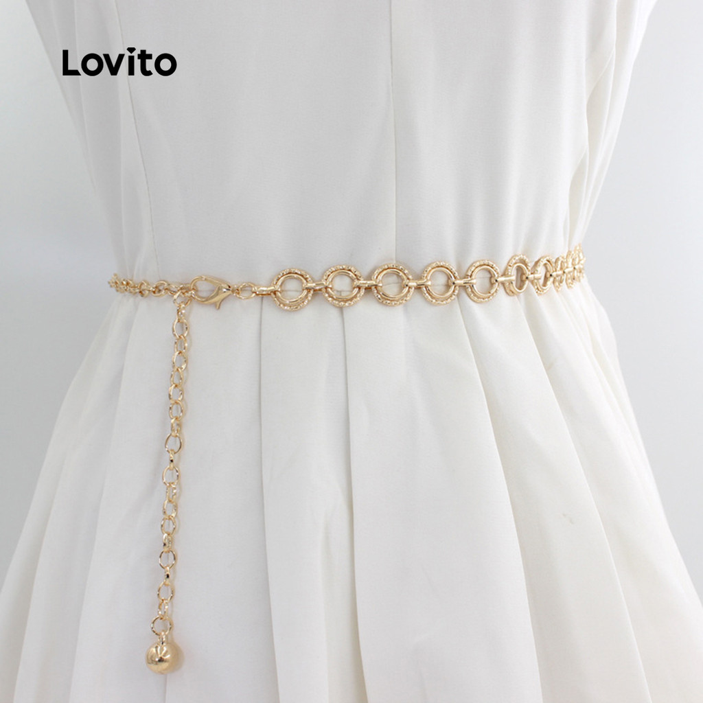 Lovito Clássico e Versátil cinto LCS31A147 em Oferta na Shopee