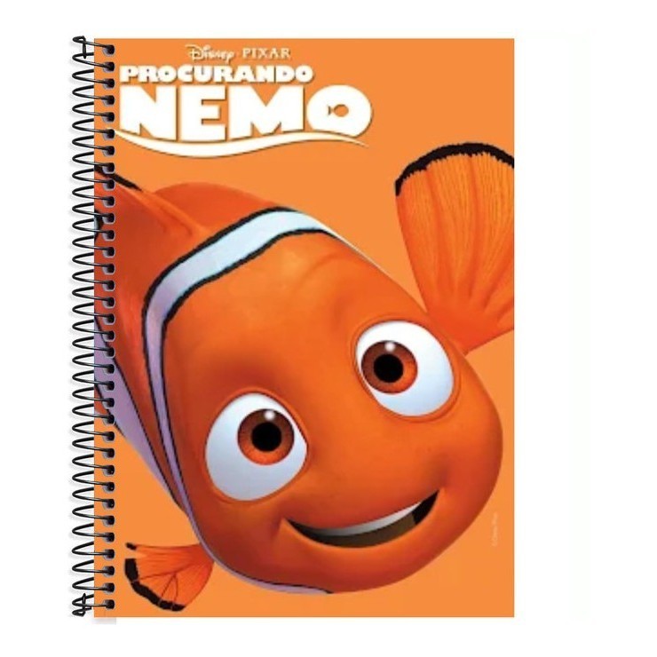 Caderno Procurando Nemo 1 Matéria 80fls Capa Dura