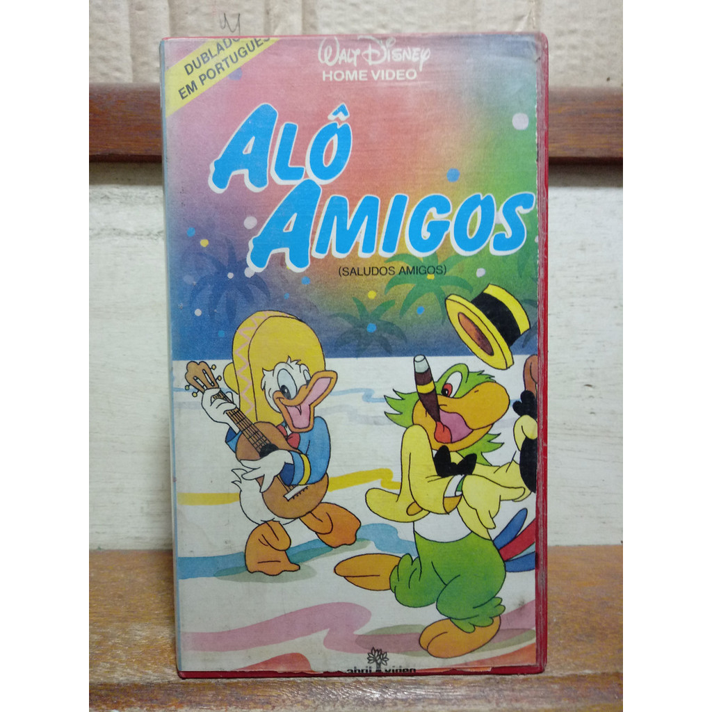 Vhs Alô Amigos - Walt Disney