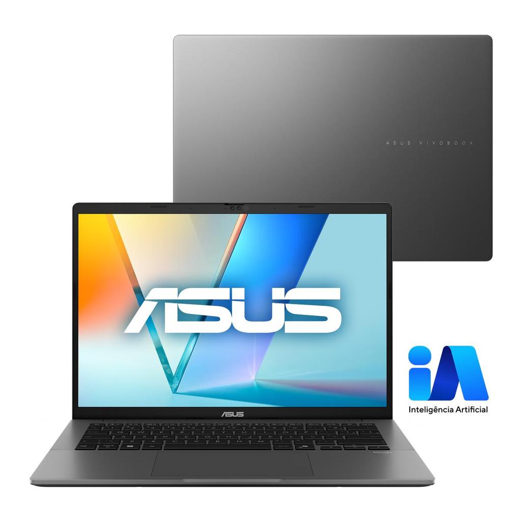 Notebook ASUS Vivobook S14 S3407CA Intel Core Ultra 5 225H 32GB Ram 1TB SSD W11 Tela 14" LED LY115W em Oferta na Shopee