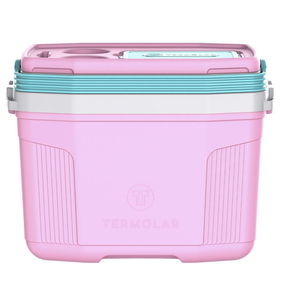 Caixa Térmica 20 Litros Termolar SUV 58542, Rosa e Verde Litoral em Oferta na Shopee
