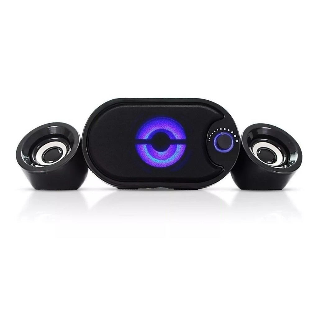 Caixa de Som Subwoofer 2.1 Knup KP-6018BH Bluetooth USB e SD em Oferta na Shopee